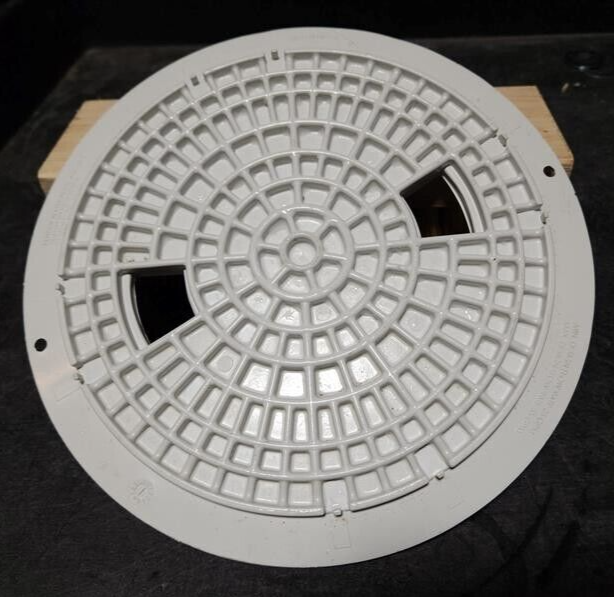 Skimmer Lid - 9.9"/9-7/8" - U-3, Fits Most, White (Sta-Rite - 08650-0058) - Image 3