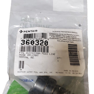 QUICK CONNECT RACER FEED LINE HOSE REPLACEMENT (PENTAIR - 360320)