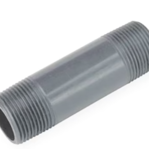 1.5" X 6" THREADED BOTH ENDS SCH80 CPVC NIPPLE GRAY (WESTLAKE PIPE - 9215-060)