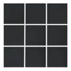 2" X 2" UNGLAZED BLACK RAVEN POOL TILE (NPT - 0A3422GMS1P) **Sold by the Sq Ft